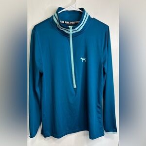 VS Pink Ultimate Pullover 3/4 Zip Jacket